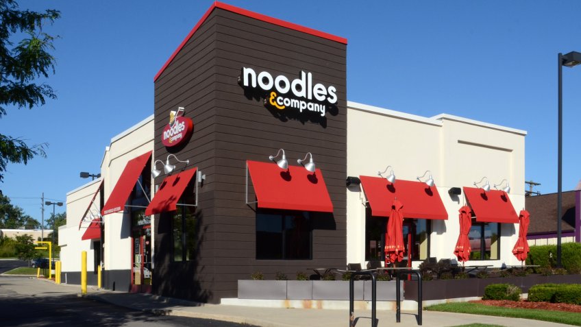 ANN ARBOR, MI - SEPTEMBER 7: Noodles, whose west Ann Arbor store is shown on September 7, 2014, has over 400 locations in 31 states.