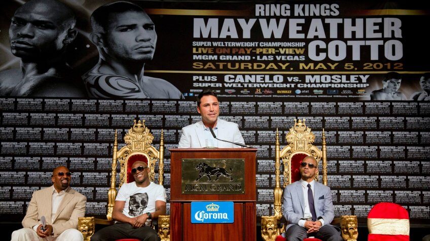 Oscar de la Hoya, Floyd Mayweather Jr.