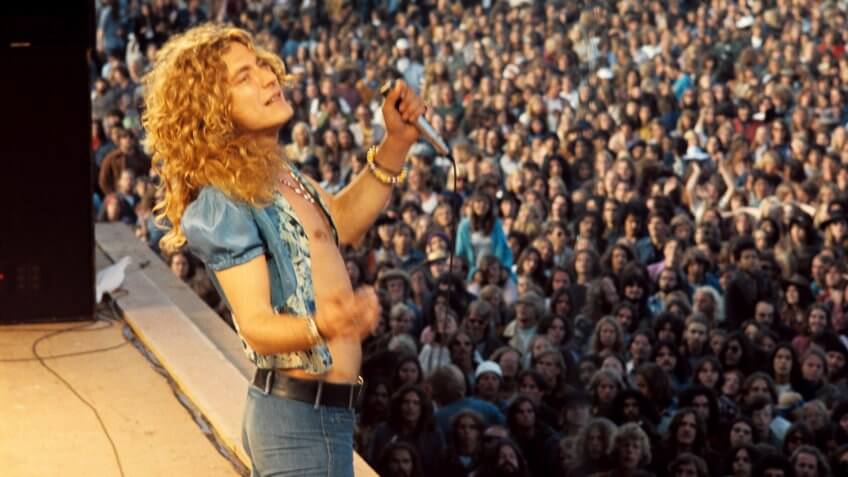 Mandatory Credit: Photo by Barry Peake/Shutterstock (51372a)Led Zeppelin - Robert PlantVarious.