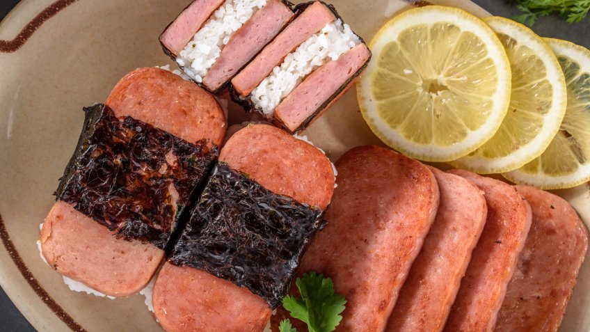 Delicious Spam Musubi.