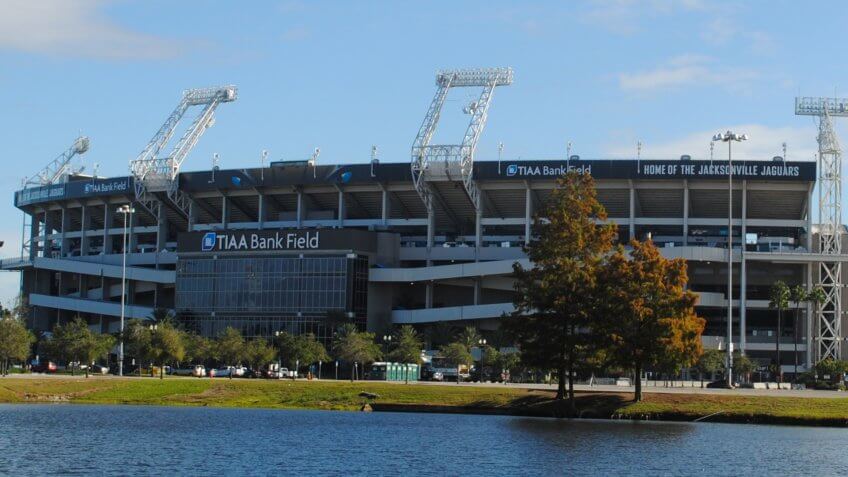 TIAA Bank Field in Jacksonville, Florida