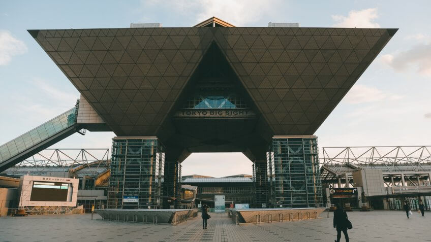 Mandatory Credit: Photo by Jae C Hong/AP/Shutterstock (10522302e)Tokyo International Exhibition Center, also known as Tokyo Big Sight, is seen, in Tokyo.