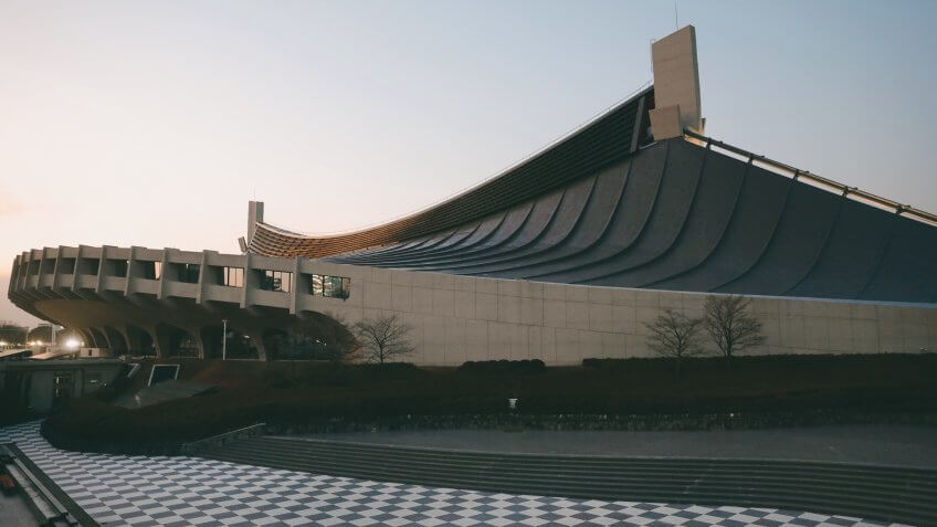 Mandatory Credit: Photo by Jae C Hong/AP/Shutterstock (10522302z)Yoyogi National Stadium, a venue for handball at the Tokyo 2020 Olympics, is shown, in TokyoOlympics 2020 Venues, Tokyo, Japan - 10 Jan 2020.