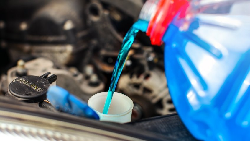 adding antifreeze