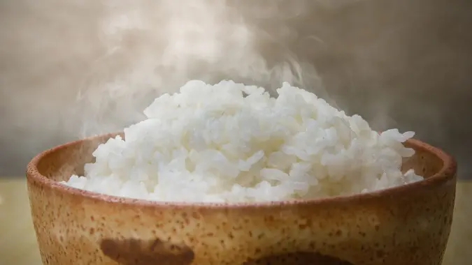 Rice is a staple food in Japan, and in most cases it is often eaten with a combination of rice, side dishes and miso soup.