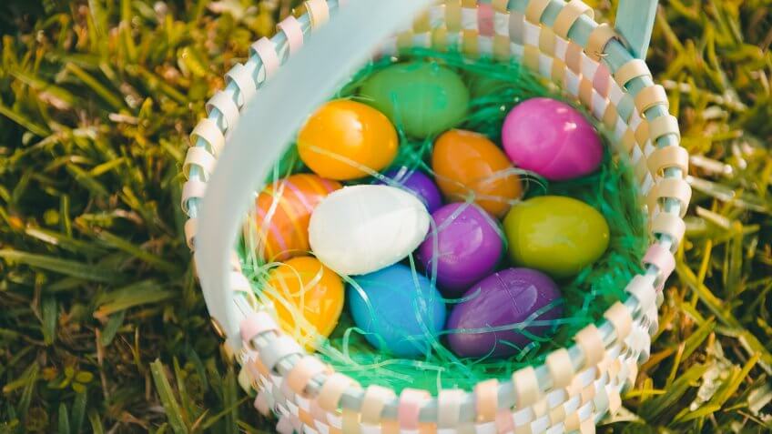 easter egg basket