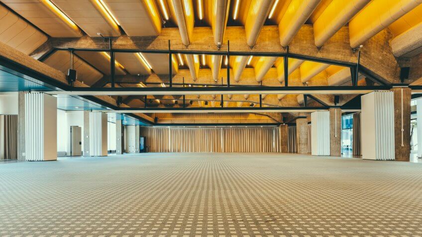 interior of a conference hall.