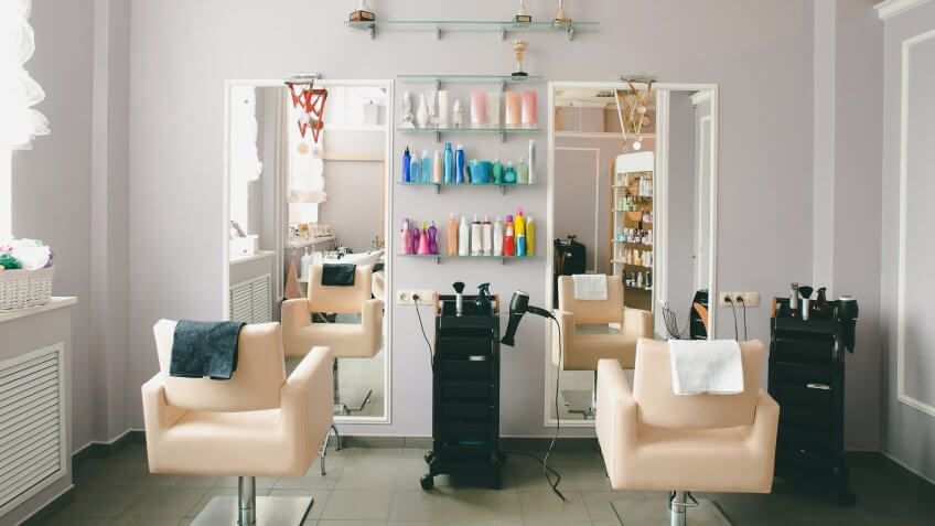 empty hair salon