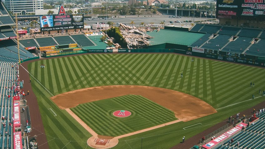 Angel Stadium of Anaheim baseball park