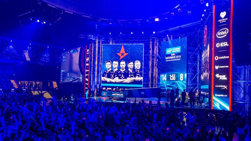 KATOWICE, POLAND - MARCH 3, 2019: Intel Extreme Masters 2019 - Electronic Sports World Cup on march 3, 2019 in Katowice, Silesia, Poland.