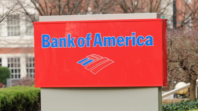 Bank of America branch in Knoxville, TN