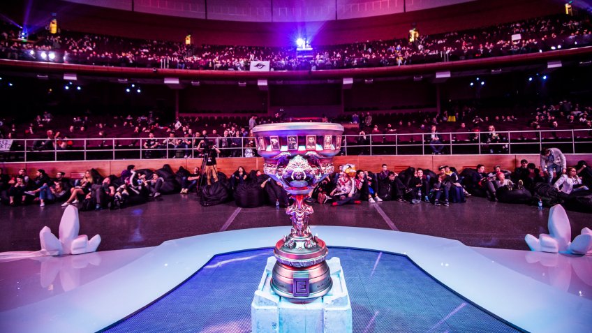MOSCOW, RUSSIA - MAY 2016: Dota 2 esports event.