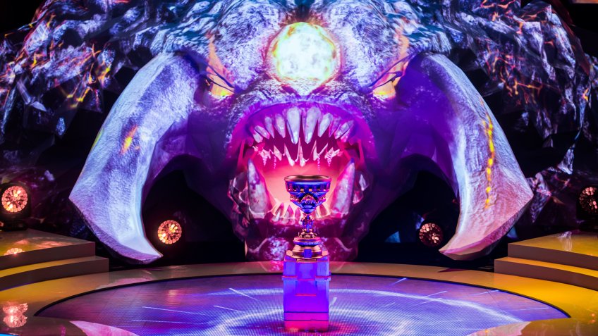 MOSCOW, RUSSIA - MAY 2016: Dota 2 esports event.
