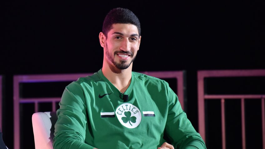 Mandatory Credit: Photo by AWNewYork/Shutterstock (10422261i)Enes Kanter (NBA Player, Boston Celtics)Disney Presents: Bold Storytelling seminar, Advertising Week New York, AMC Lincoln Square, New York, USA - 24 Sep 2019.