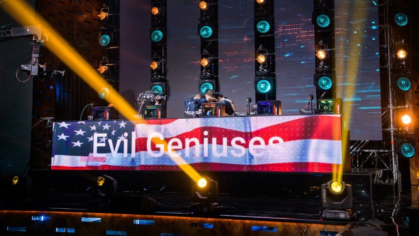 MOSCOW - DECEMBER 23 2019: esports Counter-Strike: Global Offensive event.
