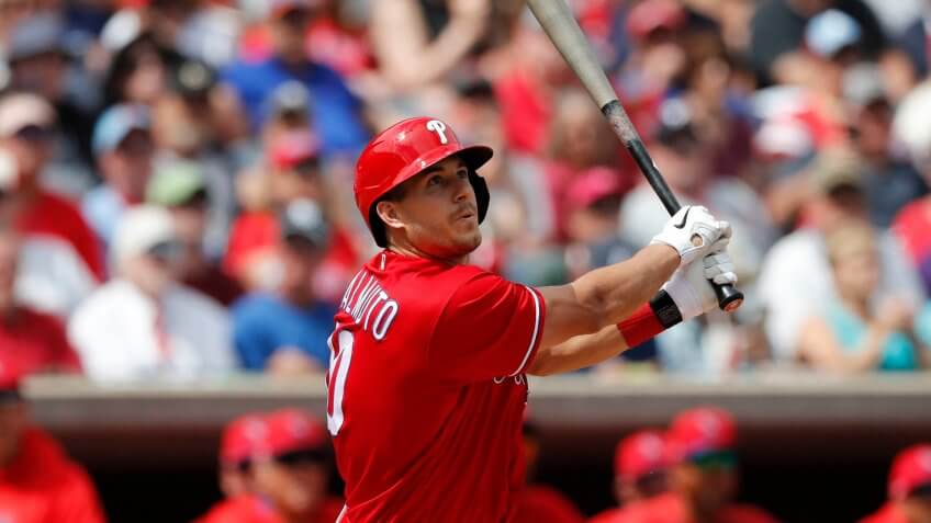 Mandatory Credit: Photo by Carlos Osorio/AP/Shutterstock (10579016e)Philadelphia Phillies' J.