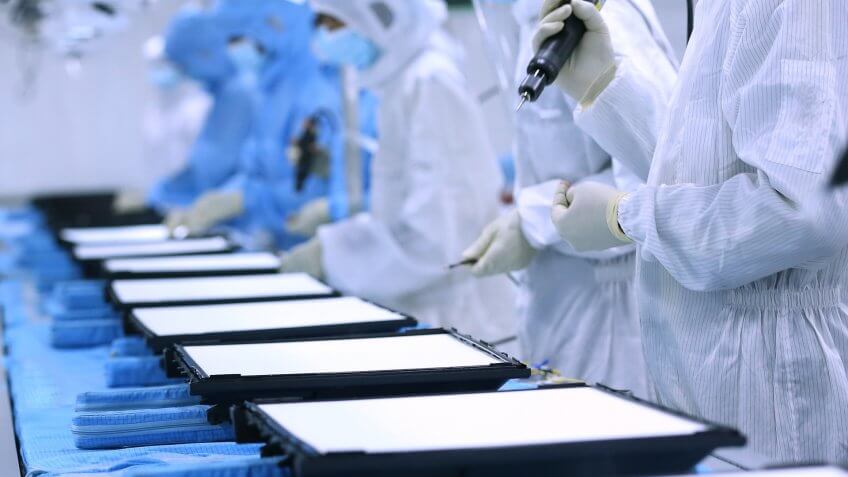 LCD television manufacturing