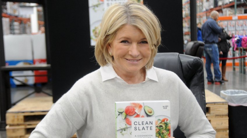 BRIDGEWATER, NJ - FEBRUARY 26: Martha Stewart attends her book signing for "Clean Slate, A Cookbook and Guide" at Costco Wholesale on February 26, 2015 in Bridgewater, New Jersey.