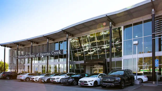 Mercedes-Benz car dealership