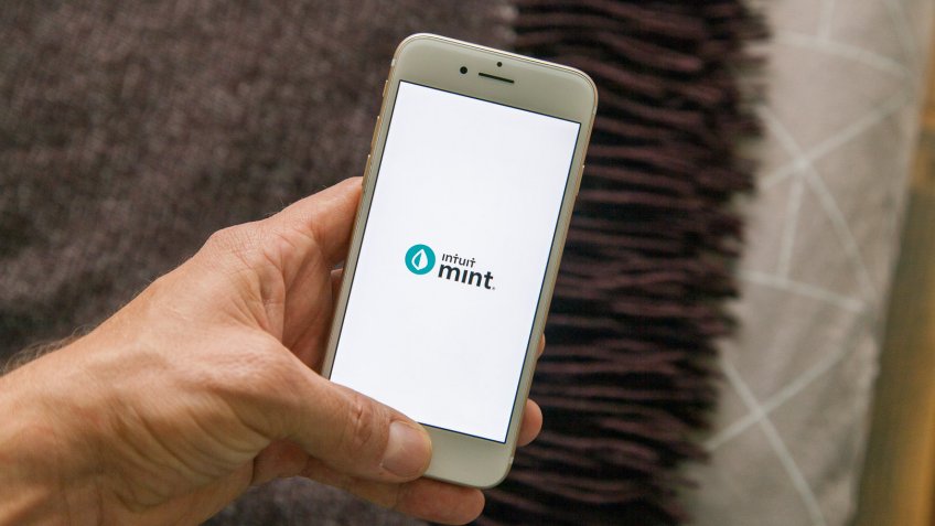Mint budget tracking app