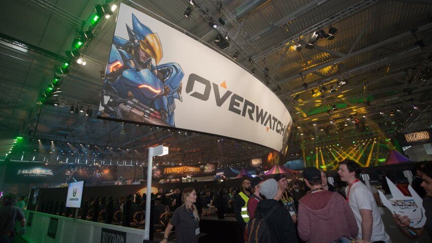 Cologne, Germany, August 22, 2017: Gamescom is a trade fair for video games held annually at the Koelnmesse in Cologne.