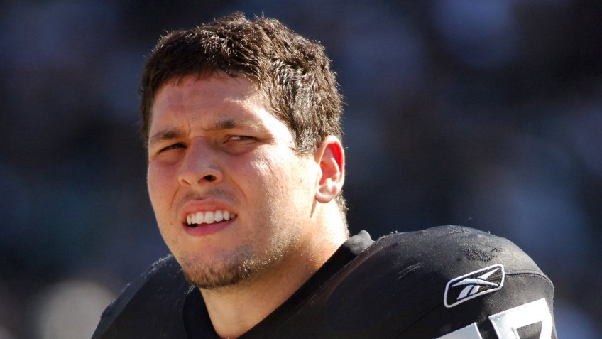 Oakland Raider rookie linebacker Ryan Riddle during 38-17 victory over the Buffalo Bills at McAfee Coliseum in Oakland, Calif.