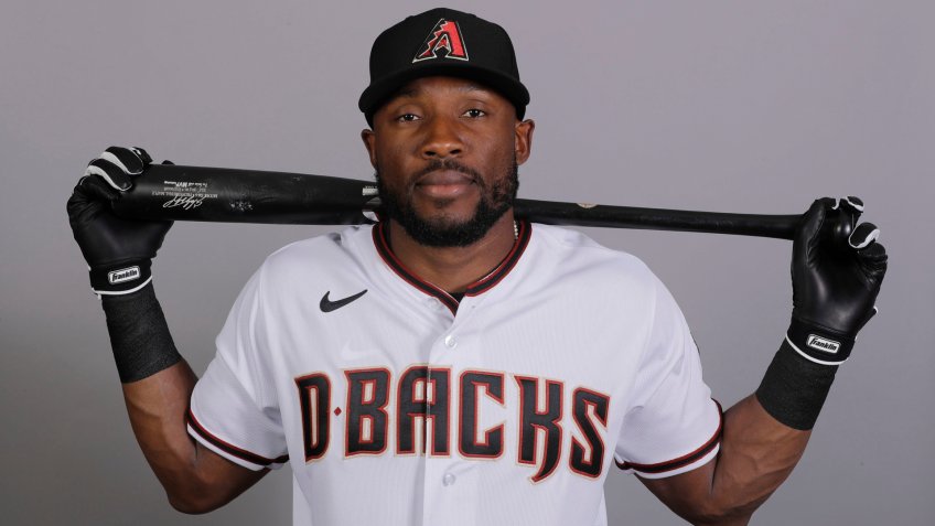 Mandatory Credit: Photo by Darron Cummings/AP/Shutterstock (10567008ar)This is a 2020 photo of Starling Marte of the Arizona Diamondbacks baseball team.