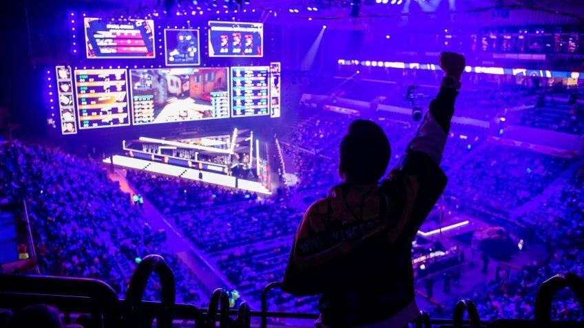 MOSCOW, RUSSIA - 14th SEPTEMBER 2019: esports Counter-Strike: Global Offensive event.