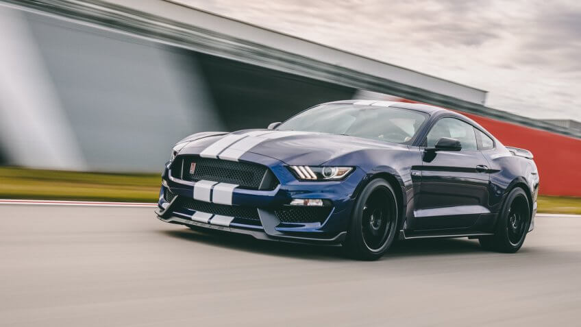 To improve the new Ford Mustang Shelby® GT350 driver confidence and lap times, Ford Performance leveraged its Mustang road course racing programs and all-new upcoming Shelby® GT500, infusing GT350 with the very latest in track and street technology.