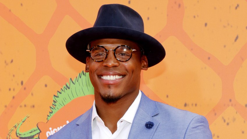 Cam Newton at the Nickelodeon Kids' Choice Sports Awards 2016 held at the UCLA's Pauley Pavilion in Westwood, USA on July 14, 2016.