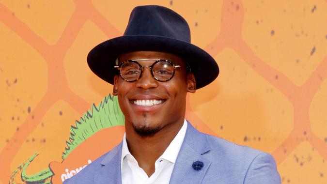 Cam Newton at the Nickelodeon Kids' Choice Sports Awards 2016 held at the UCLA's Pauley Pavilion in Westwood, USA on July 14, 2016.