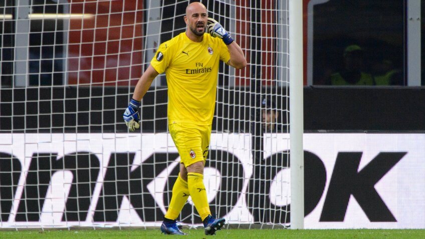 MILAN - OCT 25, 2018: Jose Pepe Reina 25.