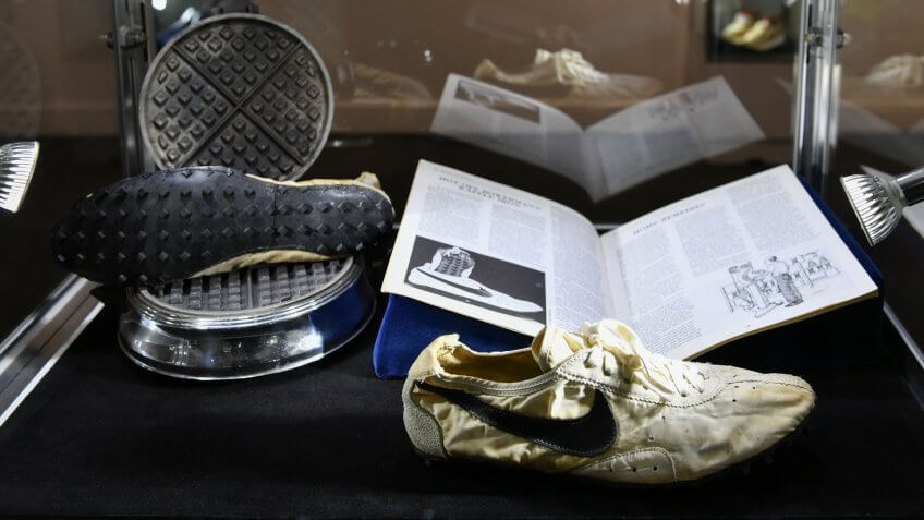 Mandatory Credit: Photo by Erik Pendzich/Shutterstock (10345605ac)The Nike 'Moon Shoe' is one of the most significant artifacts in the history of the multi-billion dollar athletic brand.