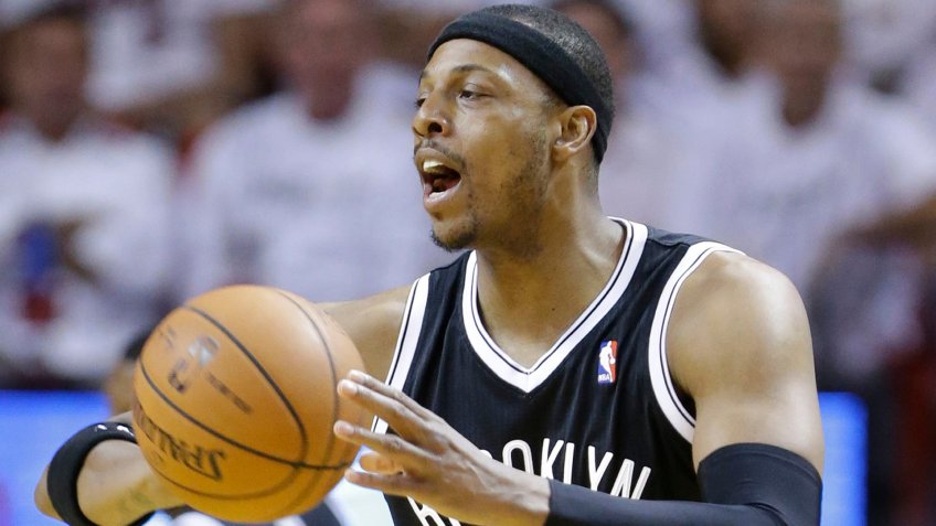 Paul Pierce Brooklyn Nets forward Paul Pierce is shown during the first half of Game 2 of an Eastern Conference semifinal basketball game against the Miami Heat, in MiamiNets Heat Basketball, Miami, USA.
