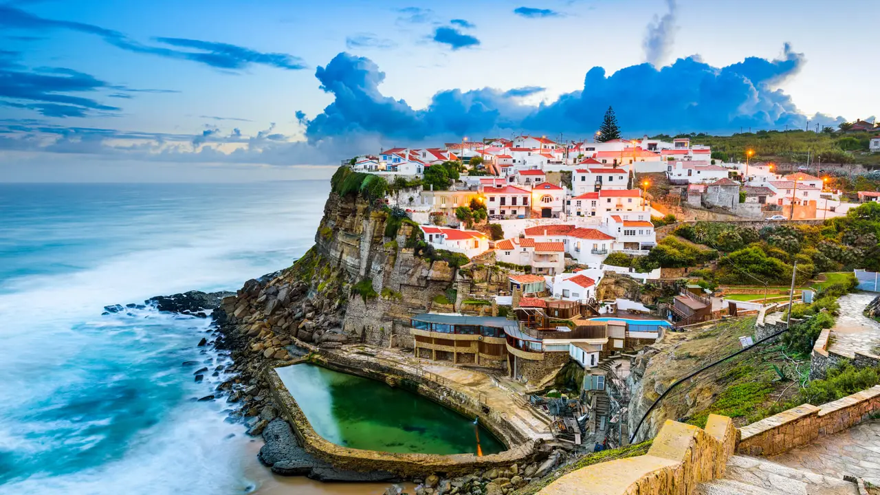 Azenhas Do Mar, Küstenstadt Portugal.