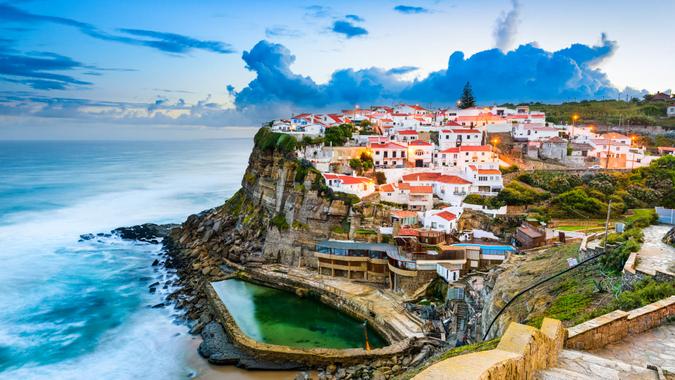 Azenhas do Mar, coastal town in Portugal.