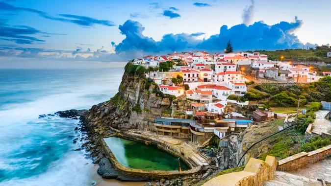 Azenhas do Mar, Portugal coastal town.