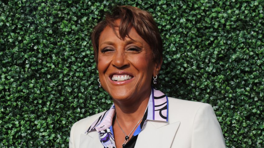 NEW YORK - AUGUST 26, 2019: TV anchor Robin Roberts at the red carpet before 2019 US Open opening night ceremony at USTA Billie Jean King National Tennis Center in New York.