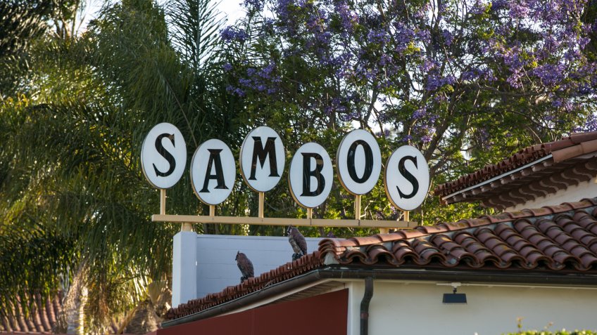 SANTA BARBARA, CA - MAY 22: The original Sambo's Restaurant on Cabrillo Blvd is viewed on May 22, 2016, in Santa Barbara, California.