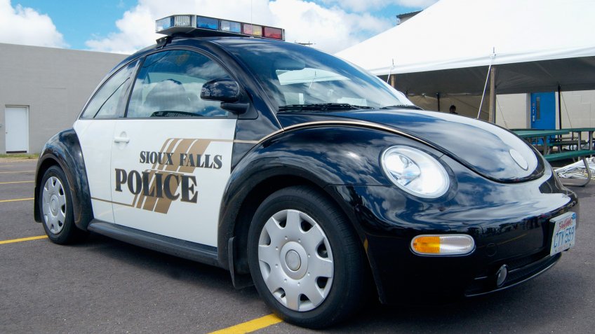 Police department educational outreach vehicle.