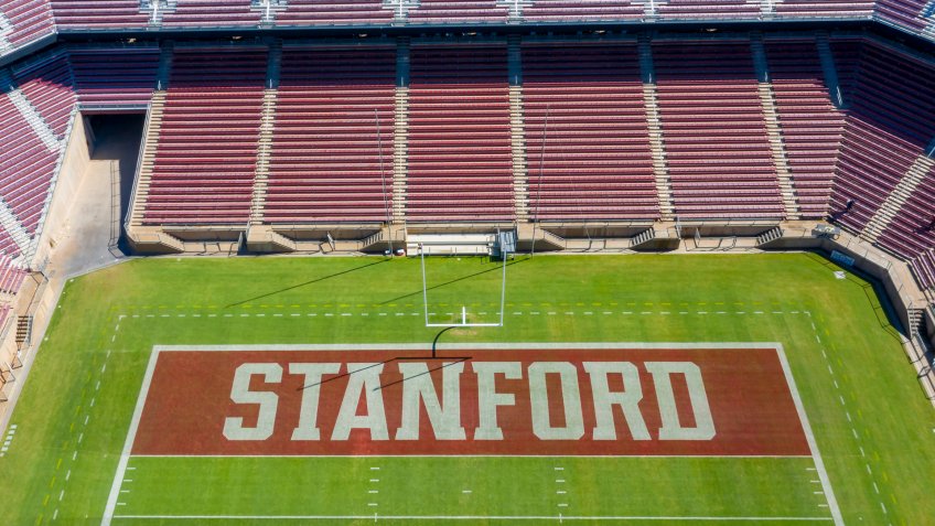 September 24, 2019 - Stanford, California, USA: Stanford Stadium is an outdoor athletic stadium in Stanford, California, on the campus of Stanford University.