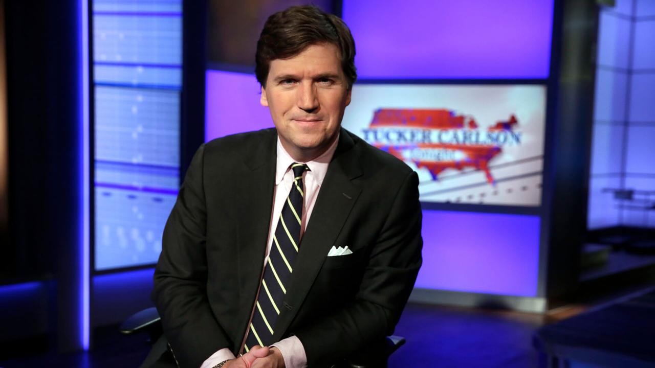 Tucker Carlson, host of "Tucker Carlson Tonight," poses for photos in a Fox News Channel studio, in New YorkTucker Carlson, New York, USA - 02 Mar 2017.
