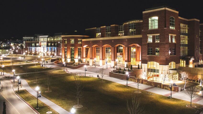 Reno, NV - January 1, 2018 : University of Nevada Reno Campus.