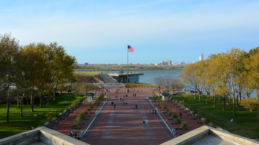 new Statue of Liberty Museum on Liberty Island