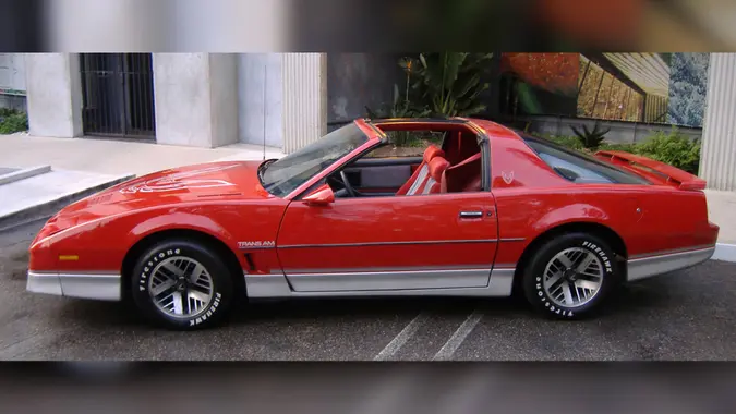 1985 Pontiac Firebird Trans Am.