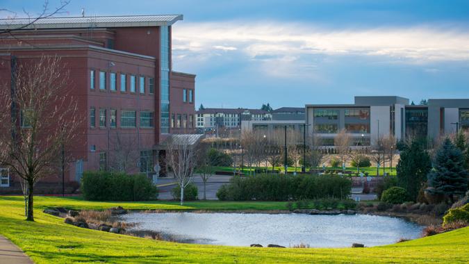 Clark College Campus, Vancouver, Washington.