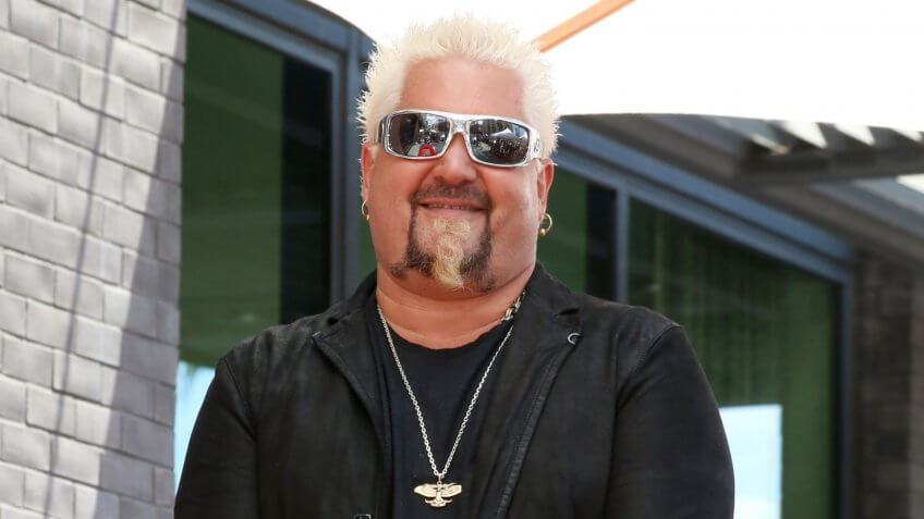 LOS ANGELES - MAY 22: Guy Fieri at the Guy Fieri Star Ceremony on the Hollywood Walk of Fame on May 22, 2019 in Los Angeles, CA.