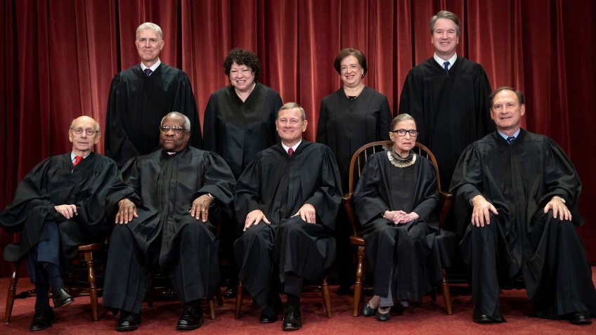 Mandatory Credit: Photo by J Scott Applewhite/AP/Shutterstock (10633344a)The justices of the U.
