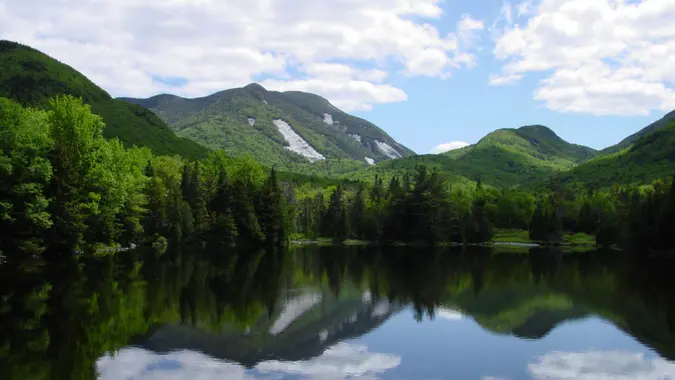 Reflection taken in the Mount Marcy (the highest point in NY state) region of the Adirondacks in Northern New York.