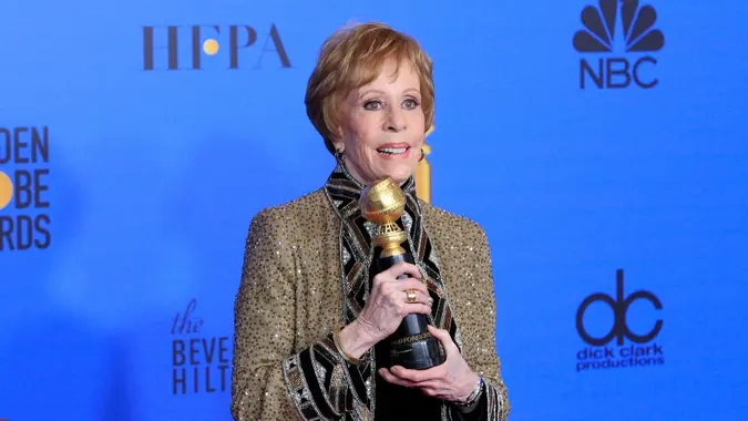 BEVERLY HILLS - JAN 6: Carol Burnett at the 76th Annual Golden Globe Awards at The Beverly Hilton Hotel on January 6, 2019 in Beverly Hills, California